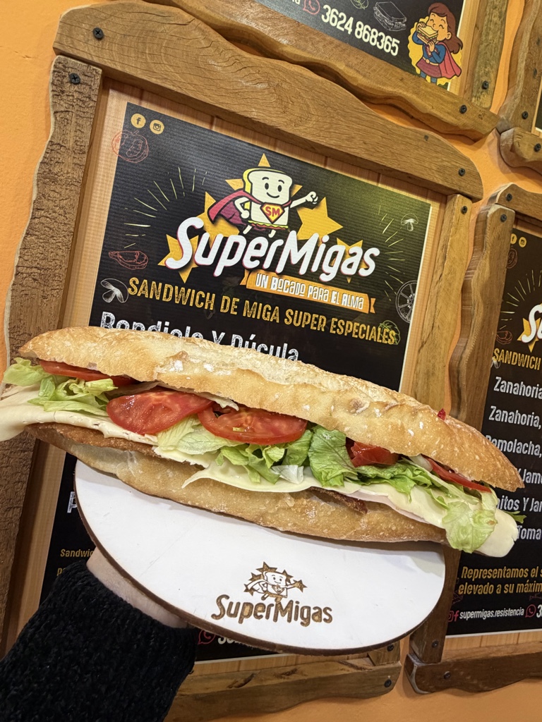 Sandwich de milanesa grande
