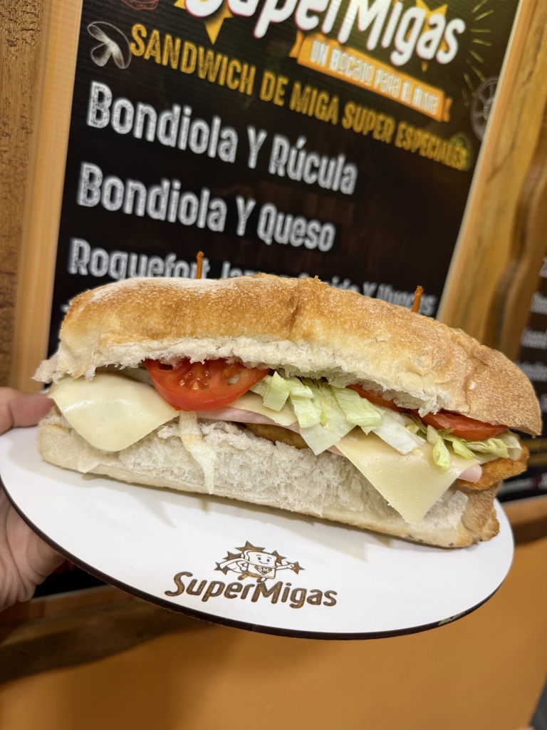 Sandwich de milanesa pequeño