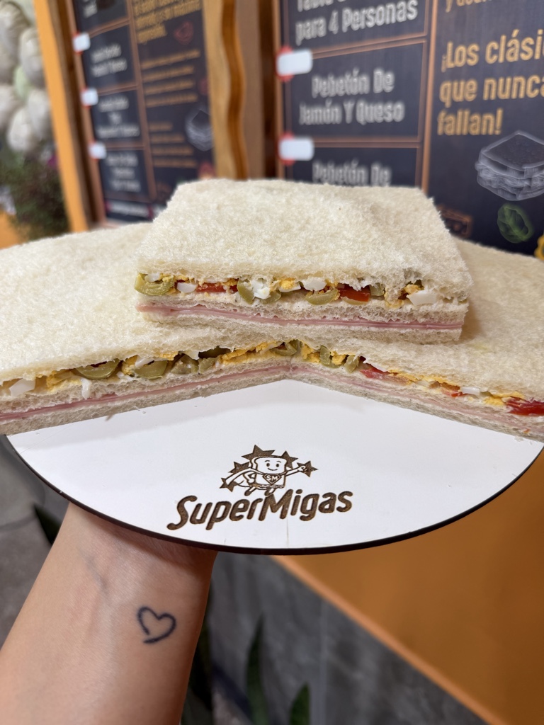 Verdura con jamón