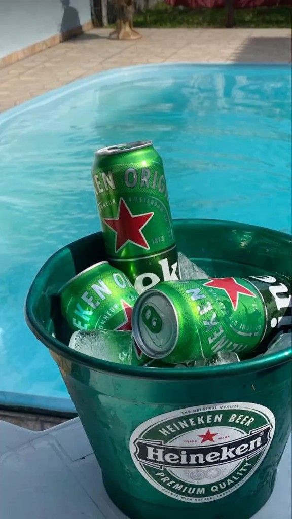Balde de Heineken lata