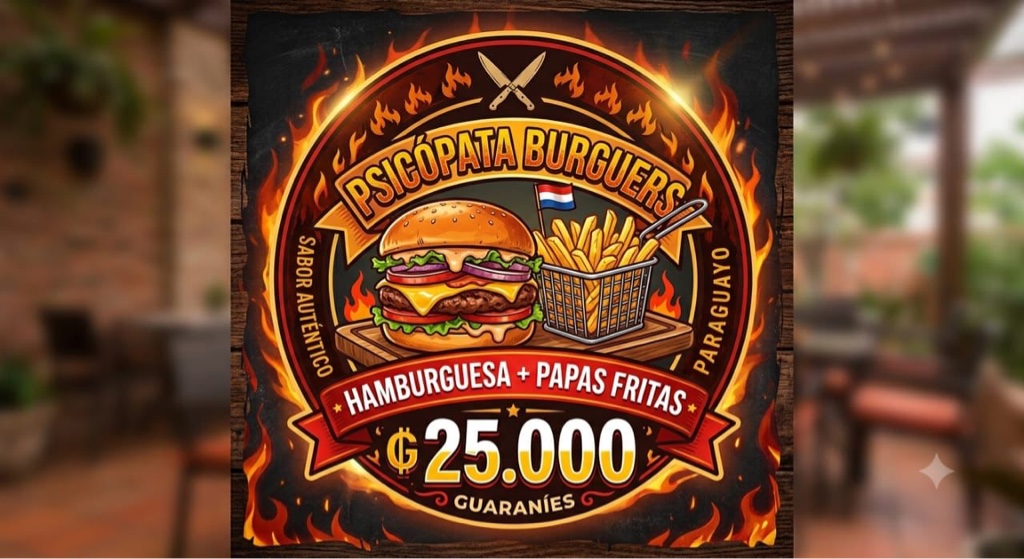 Psicópata burger con papas
