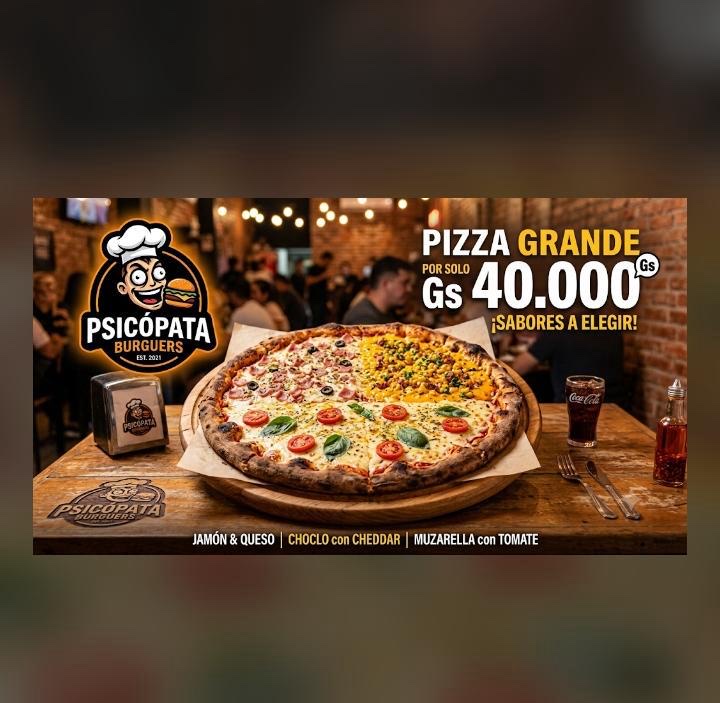 Psicópata  Pizza grande
