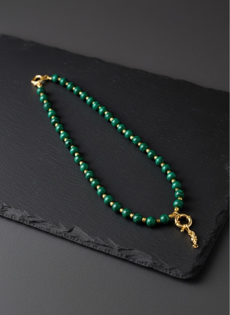 Collar malaquita