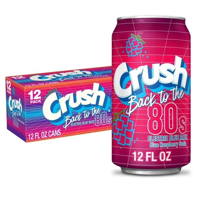 CRUSH Electric Blue Razz 12oz 12pack
