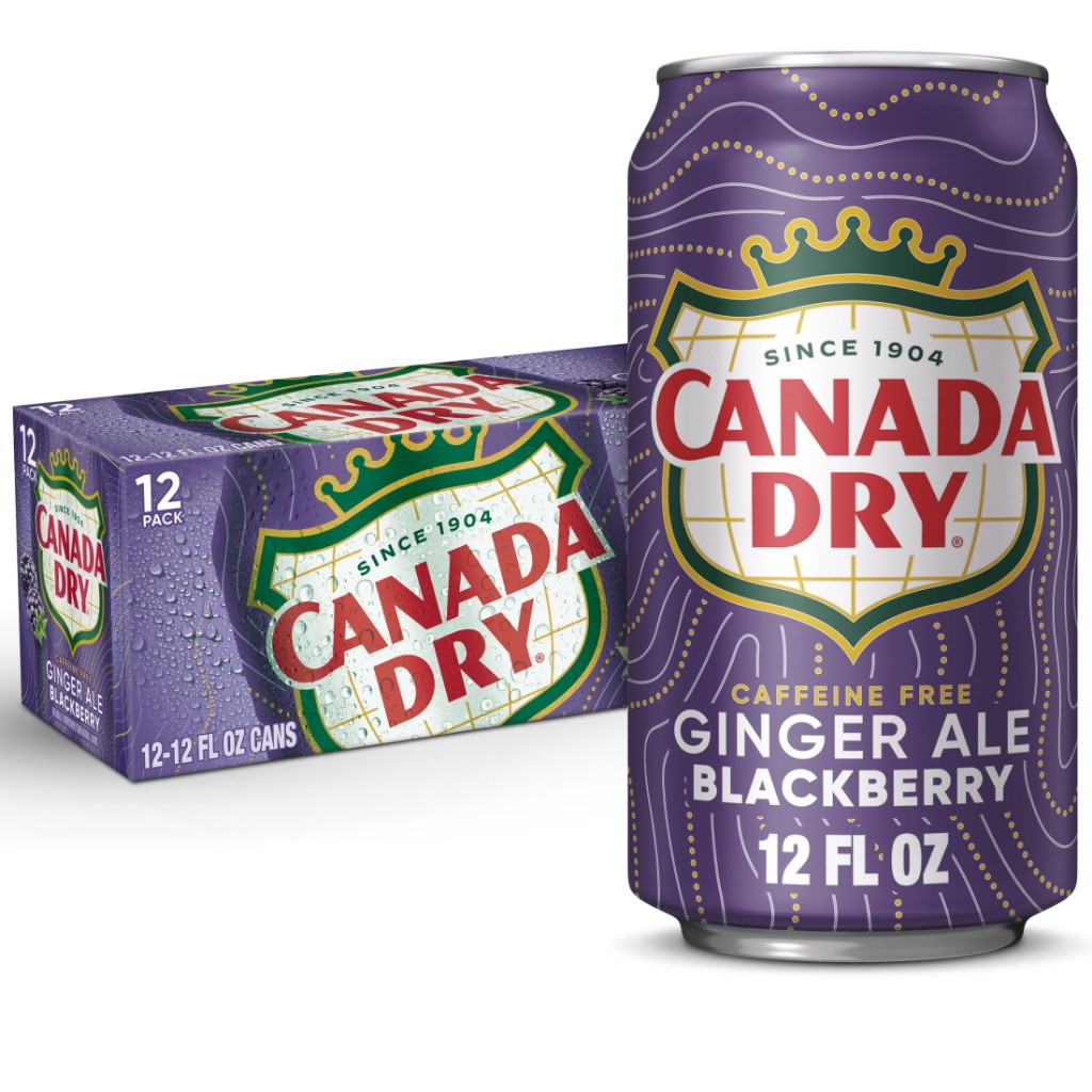 Canada Dry ginger ale Blackberry 12oz 12pack
