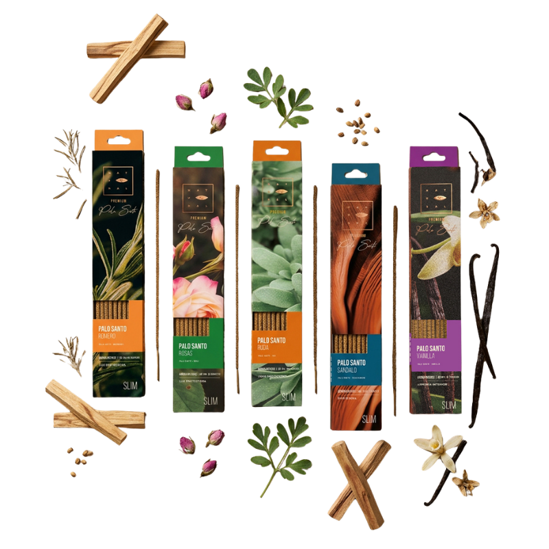 Sahumerio Natural Premium Palo Santo Slim Sagrada Madre
