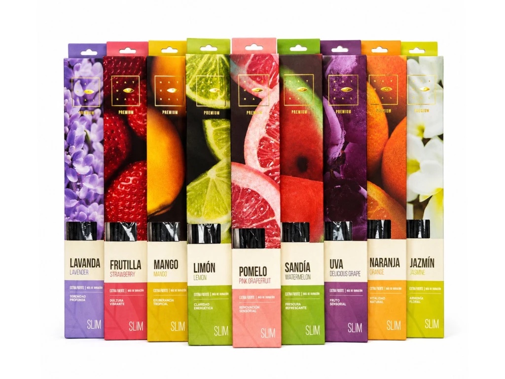 Sahumerios Natural Premium Frutal y floral Slim Sagrada Madre