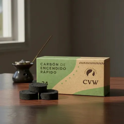 Carbon vegetal CVW 24 unidades