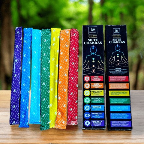 Sahumerios SIETE CHAKRAS Iluminarte