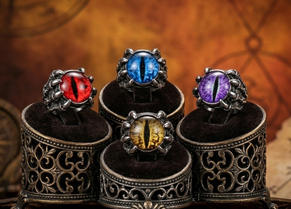 Anillo ojo demonio ajustable