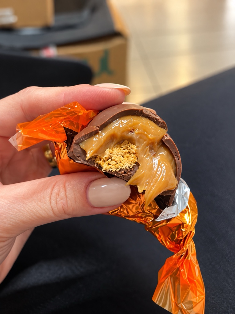 Trufa Biscoiff com caramelo salgado