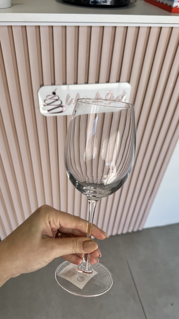 Taça de vinho cristal