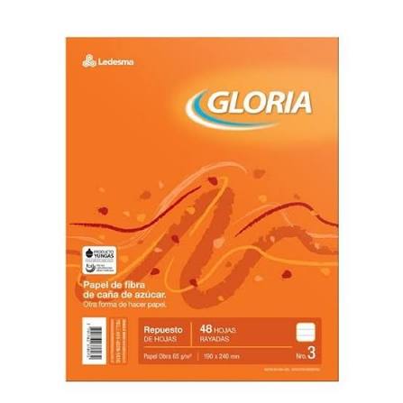 Repuesto Gloria N3 x48