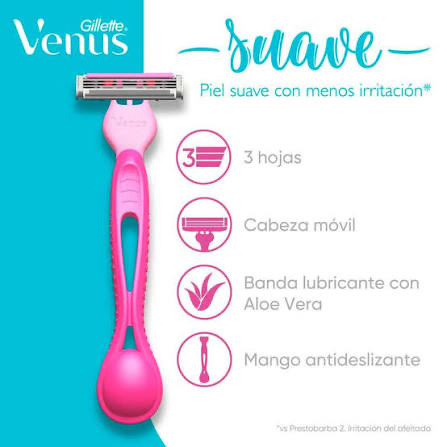 Prestobarba Venus 3Filos