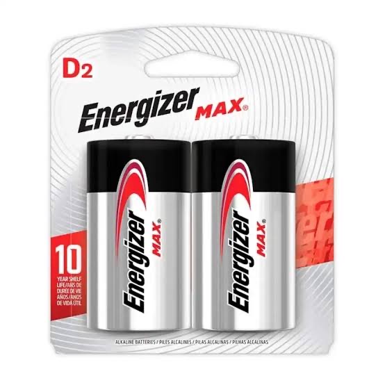 Pilas D2 x2 Energizer