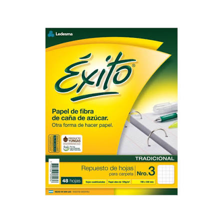 Repuesto Exito N3 x48