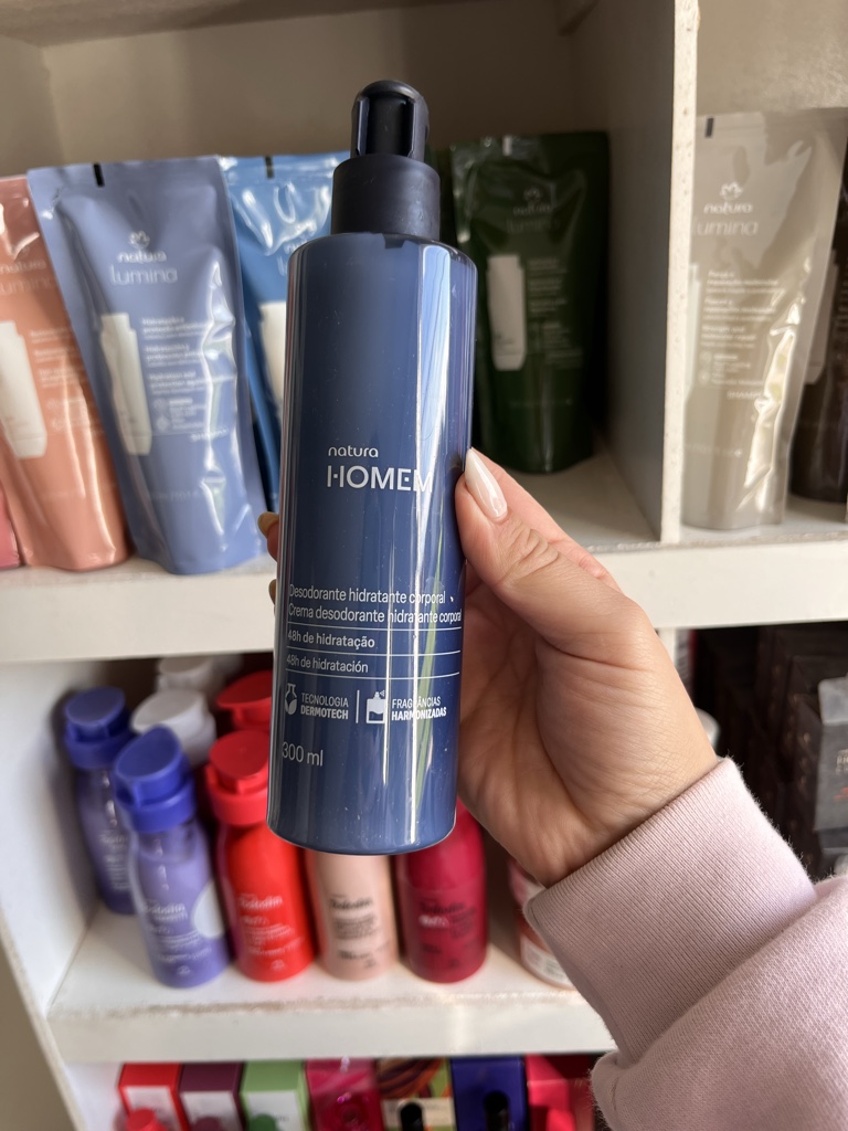 Crema hidratante corporal homem