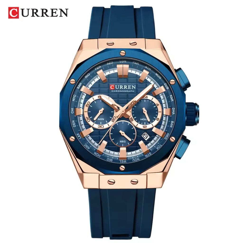 Curren 8464 Azul-Dorado
