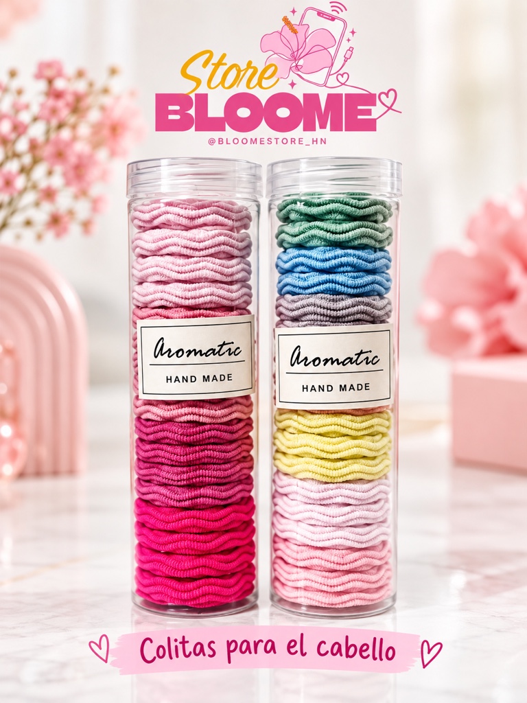 Set de ligas para cabello