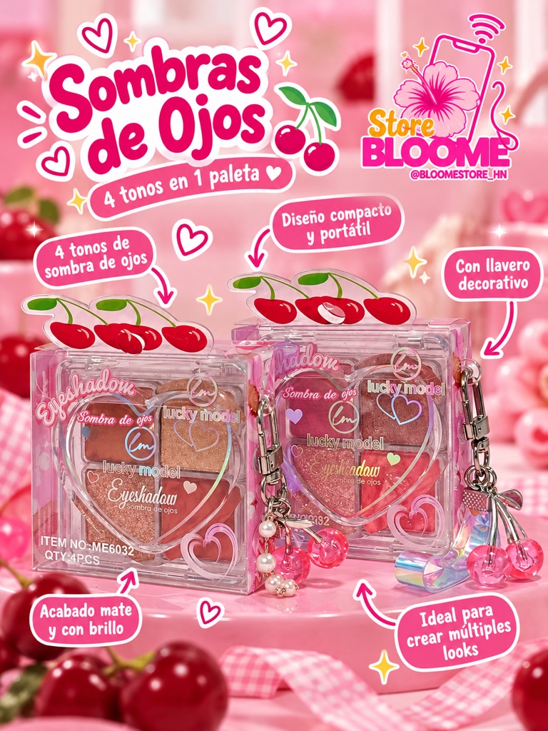 Paleta de Sombras Lucky Model