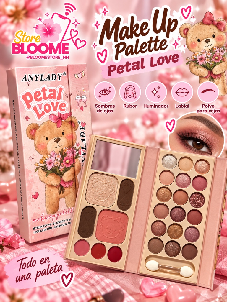 Paleta de Maquillaje Anylady Petal Love