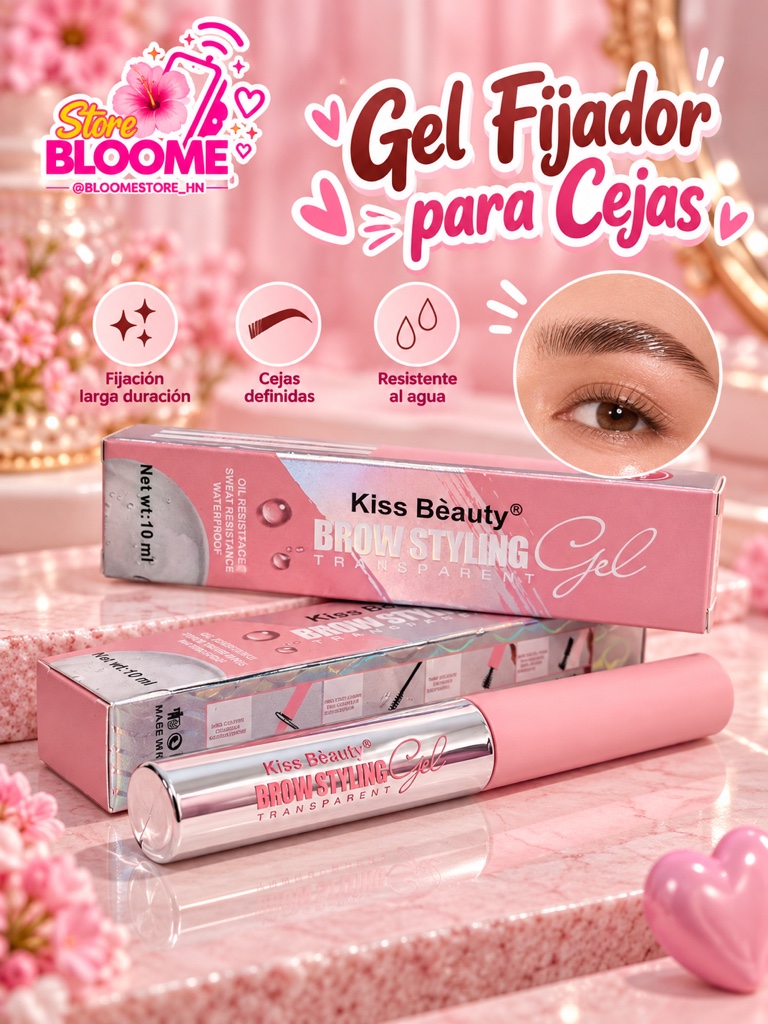 Gel fijador para cejas Kiss Beauty