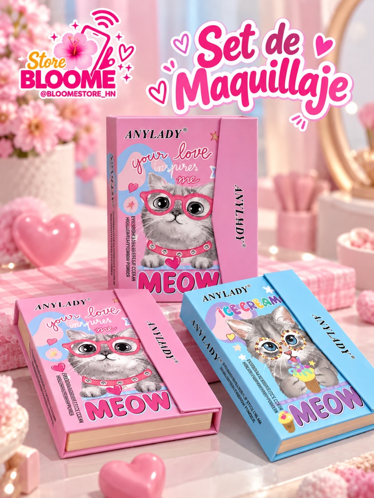 Paleta de Maquillaje Anylady Meow