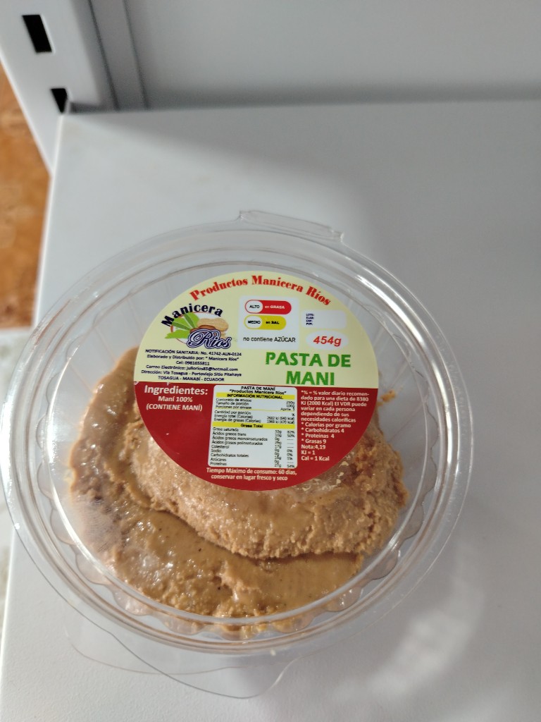 Pasta de maní 400g