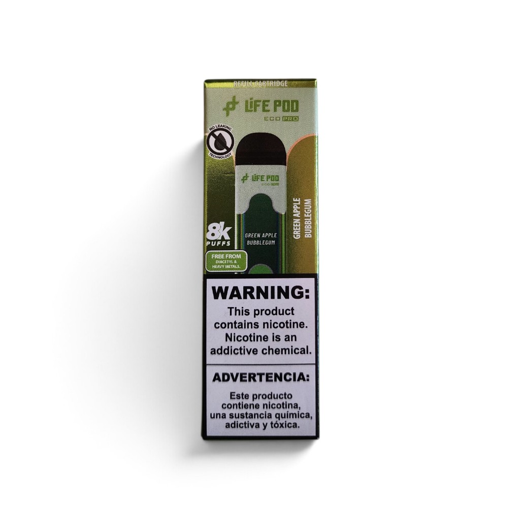 Life Pod Refill 8K - Green Apple Bubblegum
