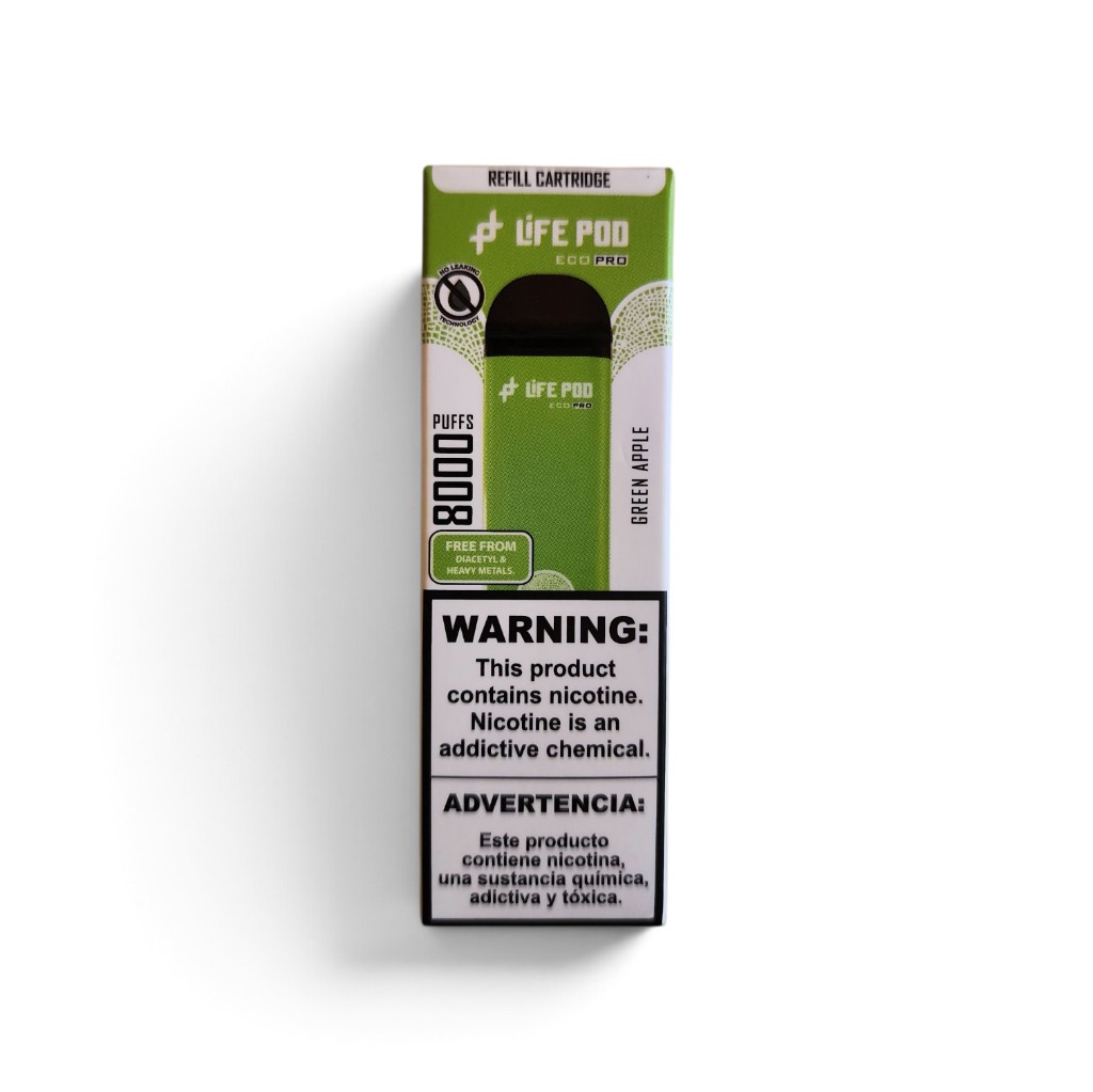 Life Pod Refill 8K - Green Apple