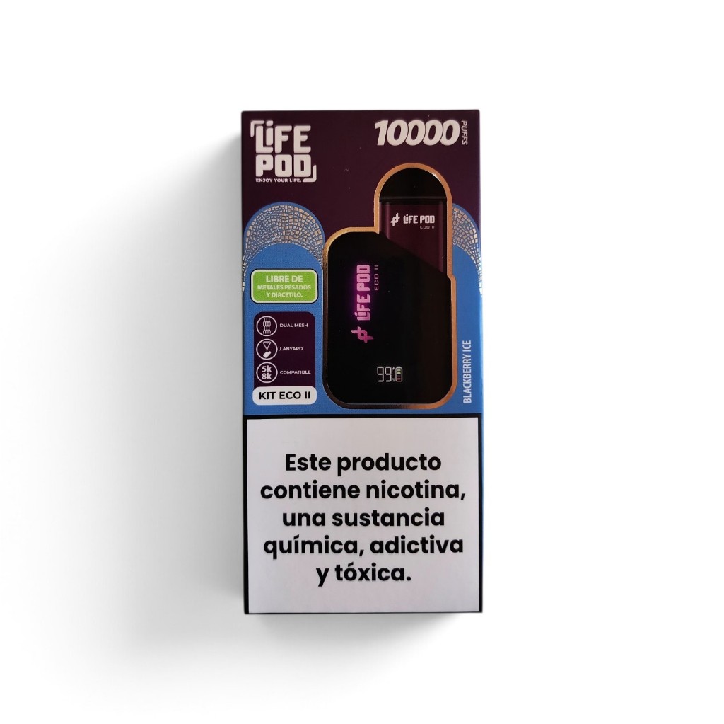 Kit 10K Life Pod - Blackberry Ice