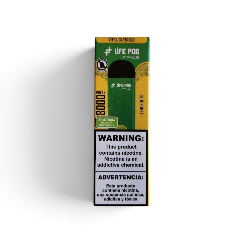 Life Pod Refill 8K - Lemon Mint