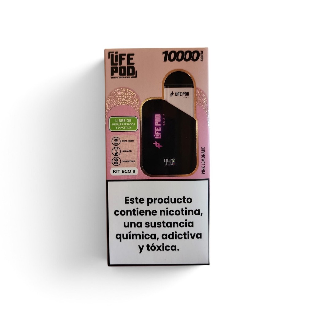 Kit 10K Life Pod - Pink Lemonade