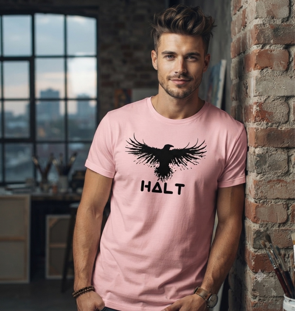 T.shirt rosa fênix