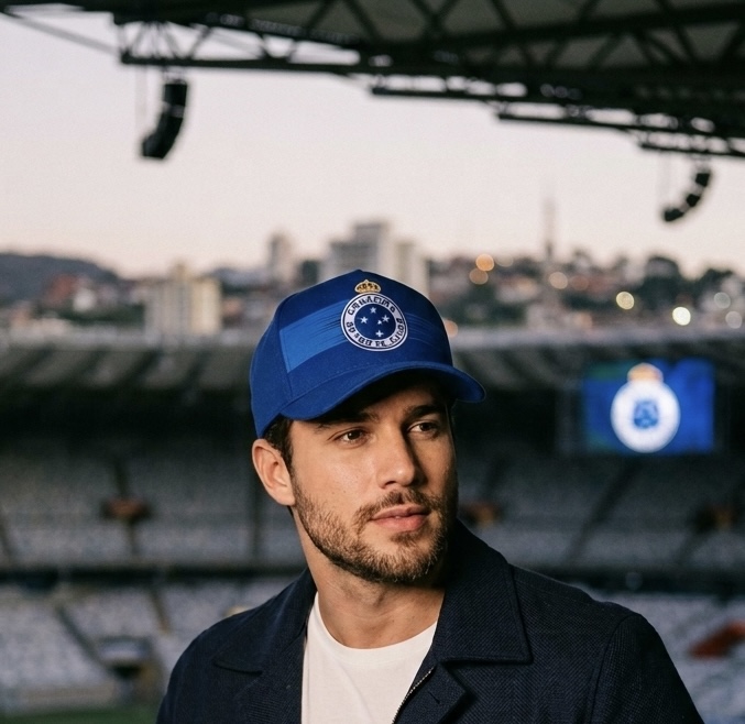 boné azul cruzeiro