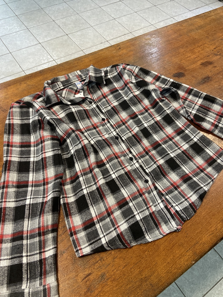 Blusa manga longa xadrex