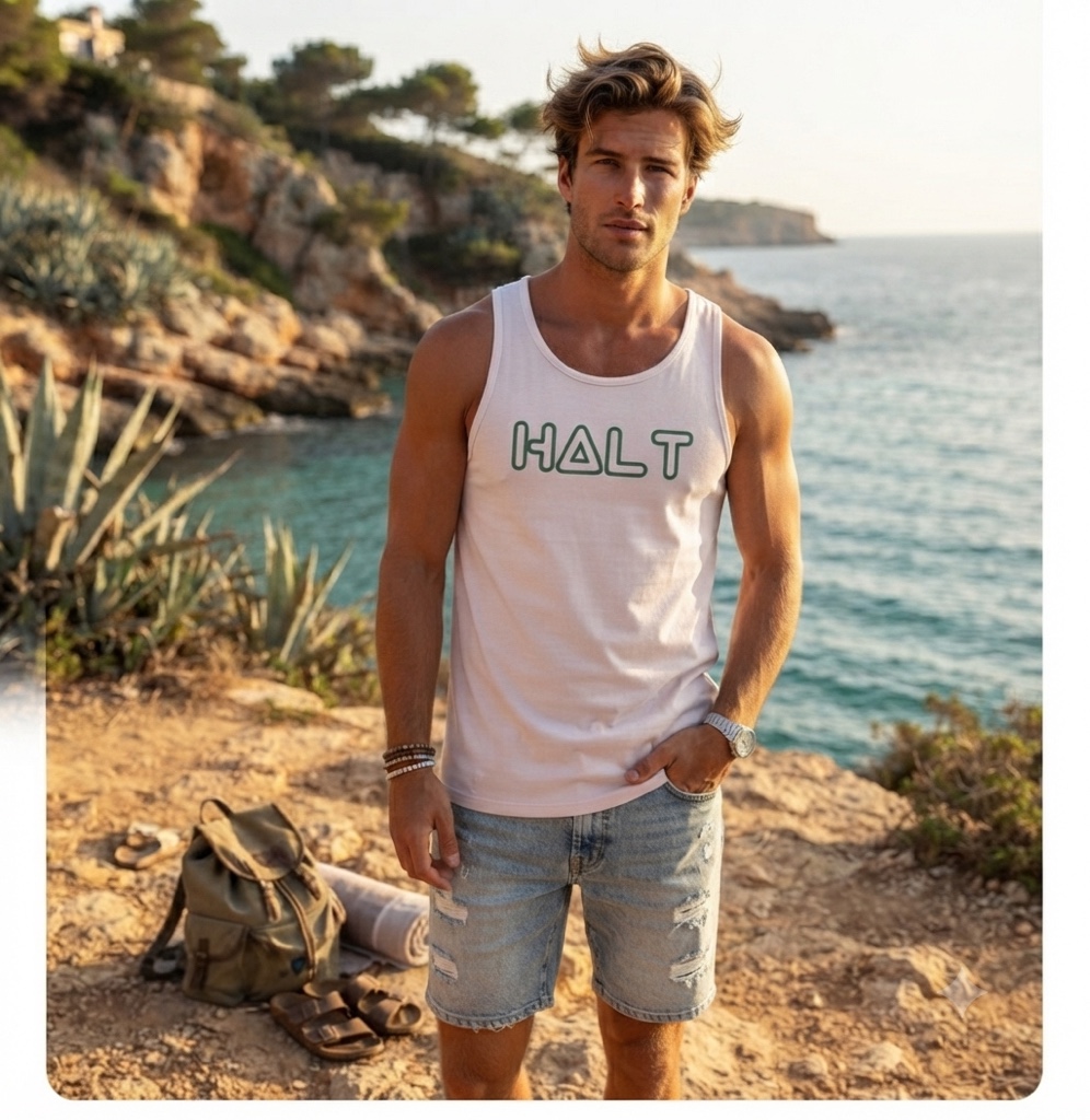 Regata rosa, com contorno verde