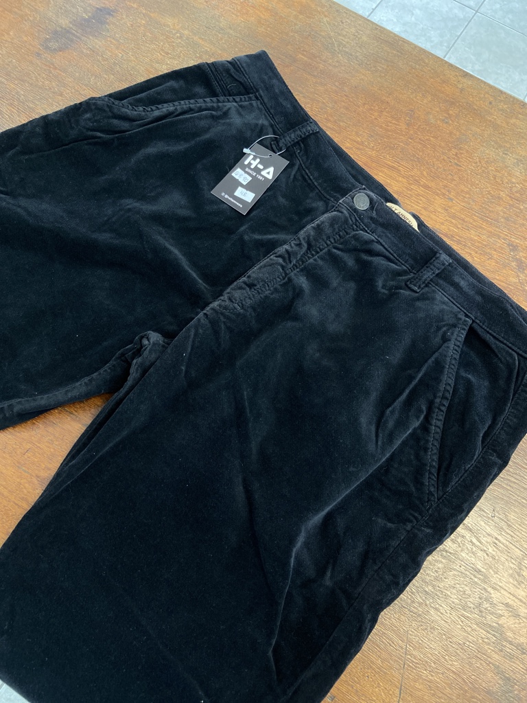 Calça veludo preta