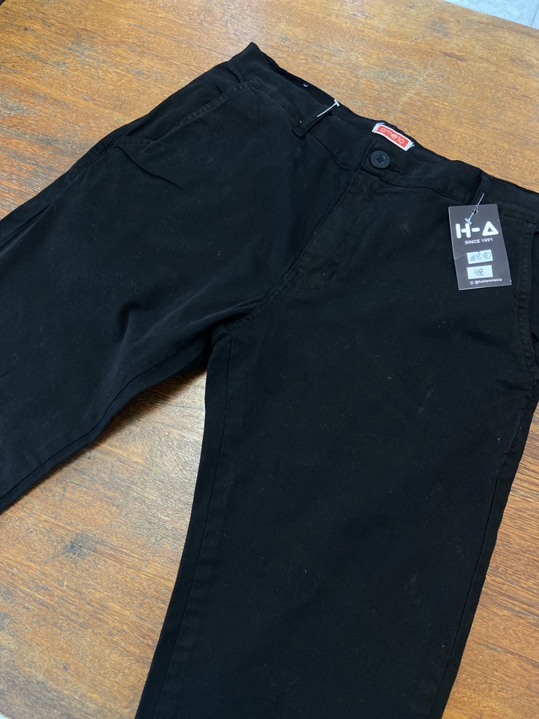 Calça jeans preta masculina