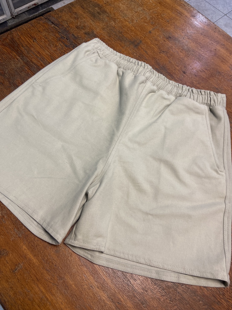 Bermuda moletom cinza