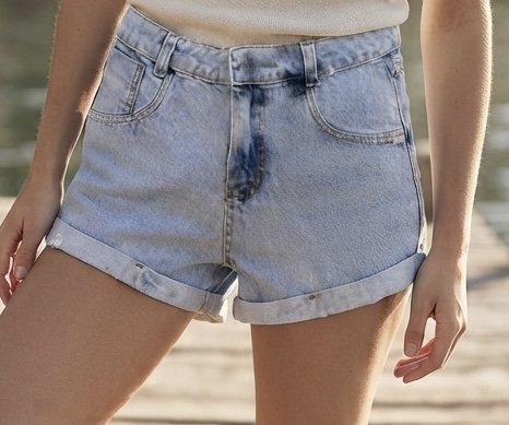 Short jeans SKY médio
