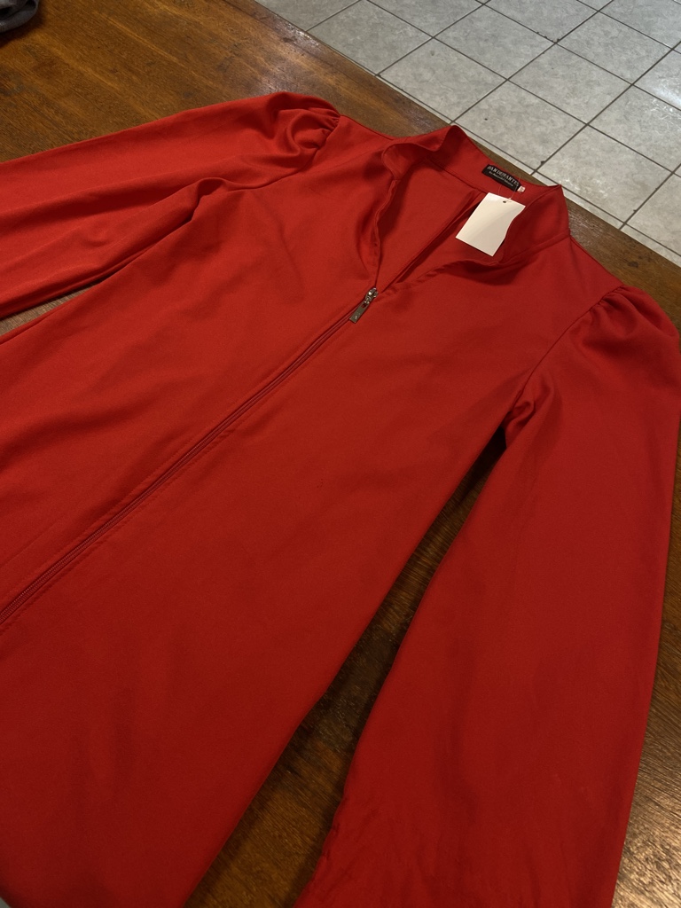 Sobretudo vermelho