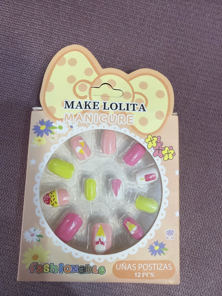 Uñas postizas infantiles Lolita