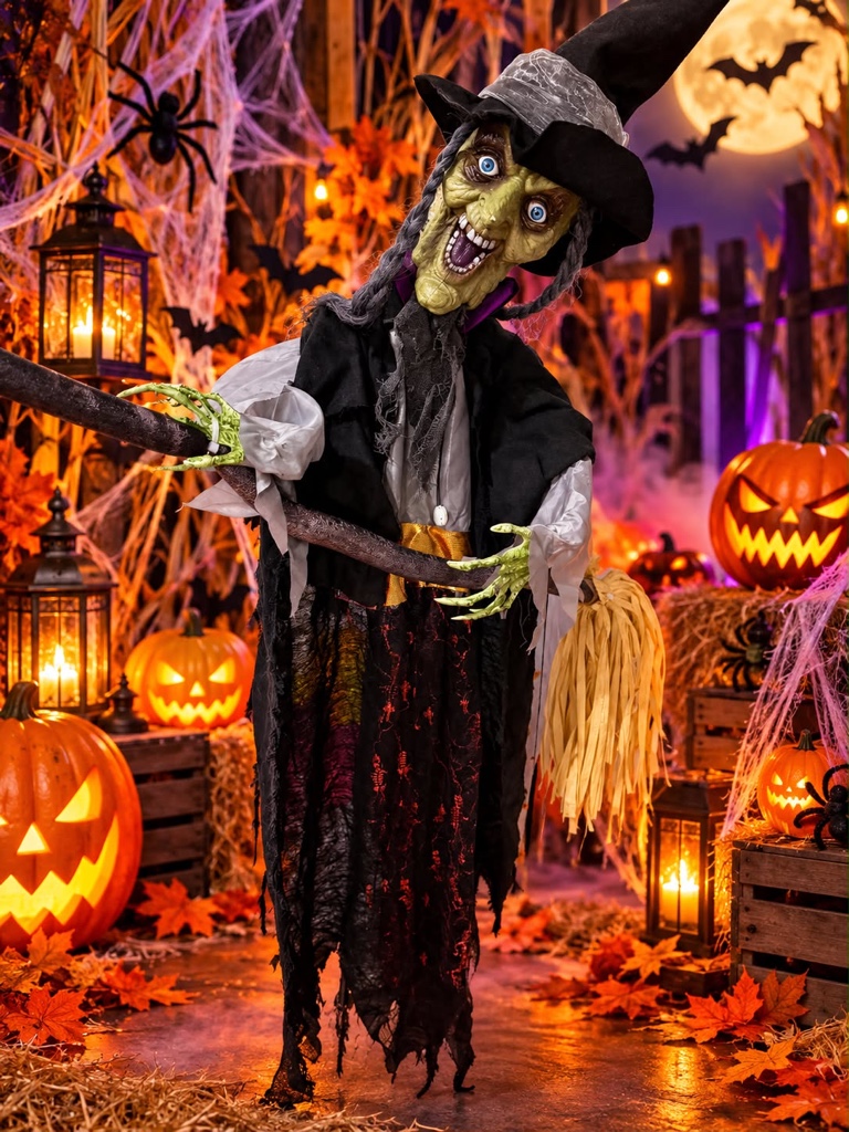 Bruja Halloween decorativa