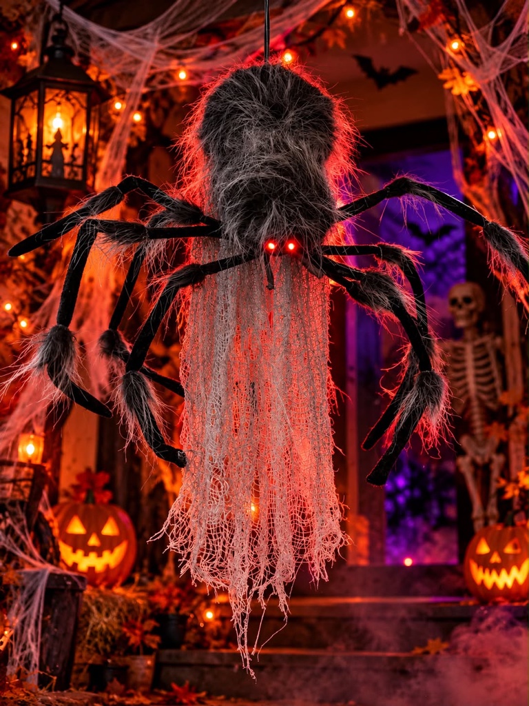 Araña colgante  Halloween