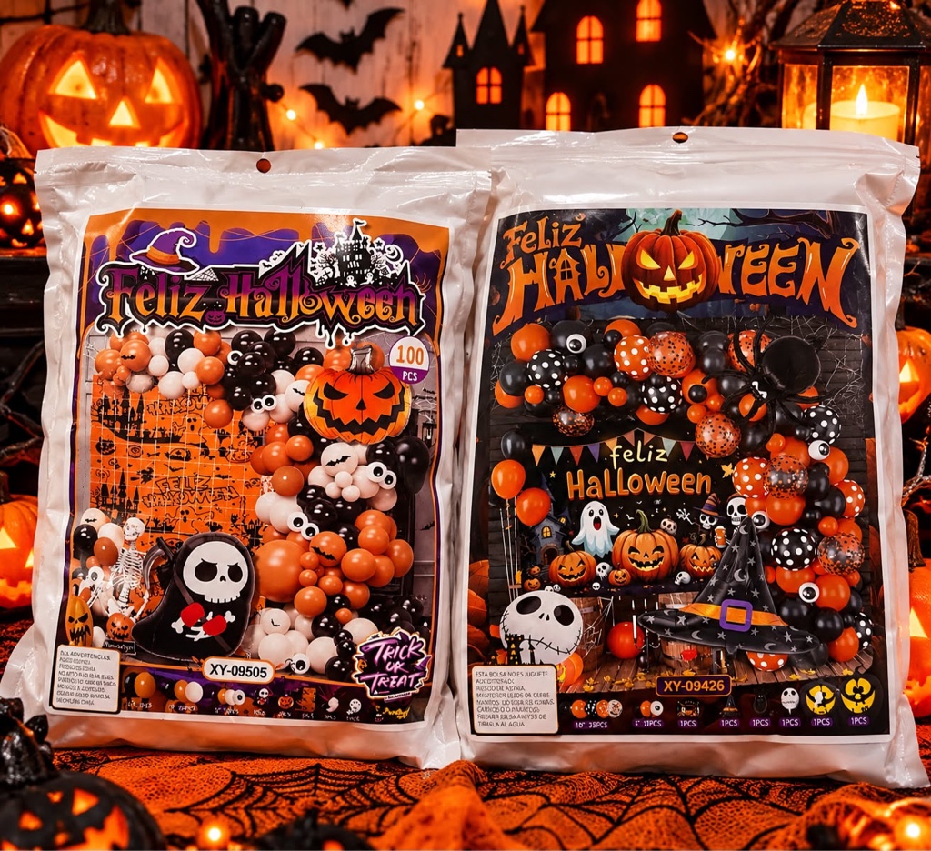 Set de Halloween decoración