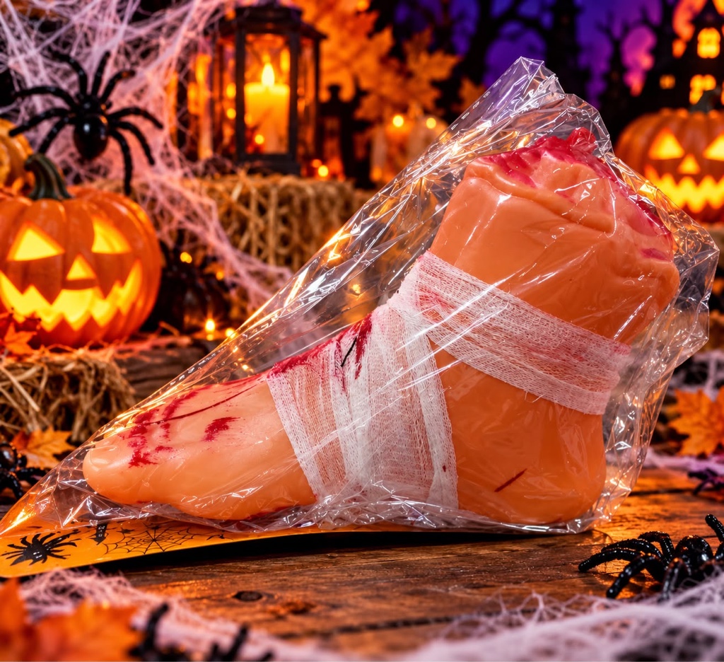 Pie Halloween sangrienta