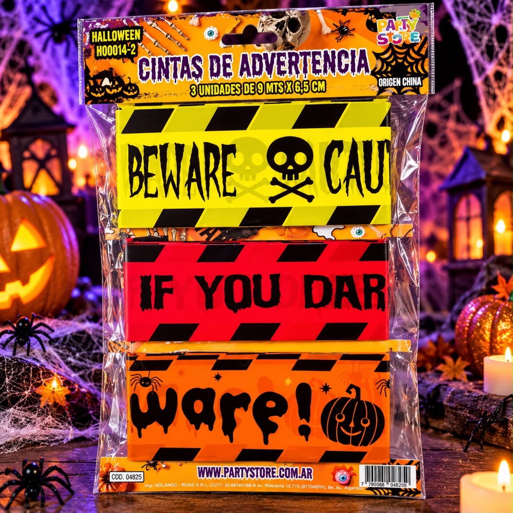 Cinta de seguridad Halloween
