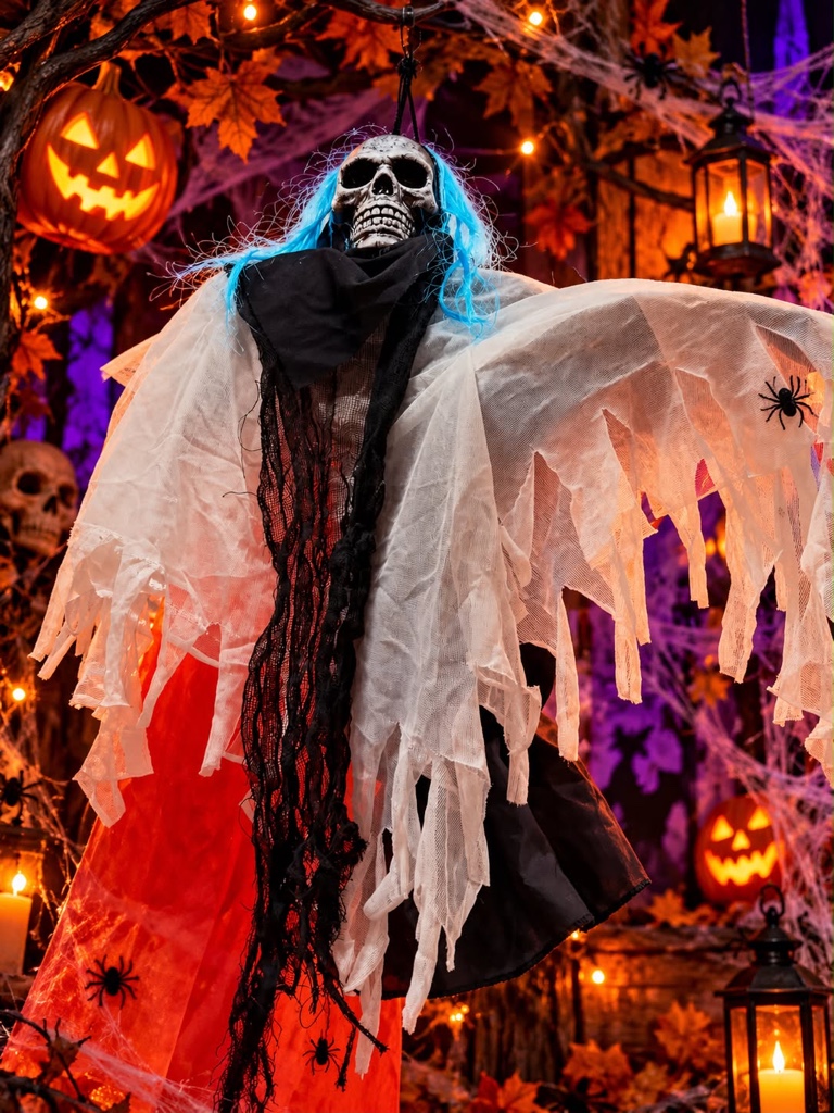 Fantasma calavera colgante