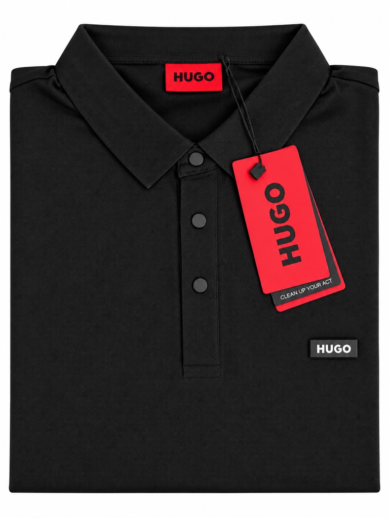 HUGO placa plateada